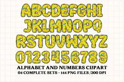 Rainbow Animal Alphabet png clipart, animal letters doodle Product Image 3