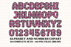 Halloween Alphabet png clipart, halloween letters doodle Product Image 4