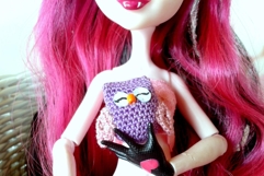 Miniature crochet owl making tutorial dollhouse amigurumi Product Image 10