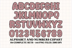 Alice in Wonderland Digital Papers, Alice doodle letters Product Image 5