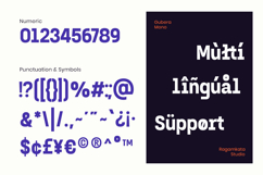 Gubera Mono - Bold Monospace Modern Font Product Image 10