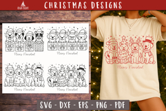 Funny Christmas Animals SVG Bundle Product Image 3