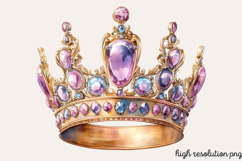 Birthday Watercolor Clipart PNG Product Image 1