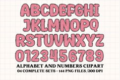 Polka Dot Vintage png Alphabet, polka dot letters doodle Product Image 4
