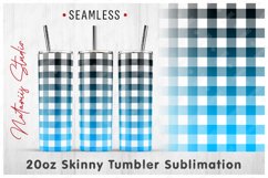 BUFFALO PLAID Pattern - 20 oz Skinny Tumbler Product Image 1