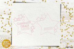Graduation Star Money Holder Laser Cut | Glowforge | SVG Product Image 2