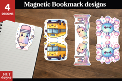 Cute Science School Magnetic Bookmark, Back to school Product Image 1