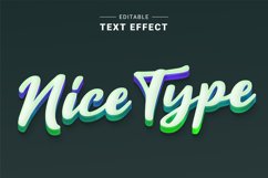 Editable Text Effect for Illustrator. Vector Graphic styles Product Image 1