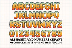 Summer Alphabet clipart, summer letters doodle Product Image 4