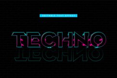 Editable Text Effect for Illustrator. Vector Graphic styles Product Image 1
