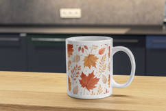 Rustic Fall Digital Paper, Cozy Autumn Seamless Patterns Product Image 9