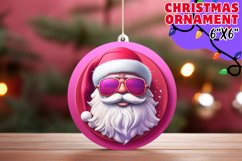 Festive Flair: Sublimation Santa Circle Designs Product Image 1