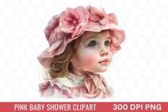 Pink Baby Shower Clipart Product Image 1