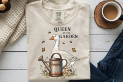 Queen Of The Garden PNG, Gardener Goose Png, Sublimation Product Image 8