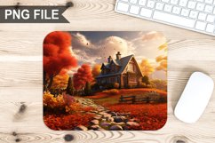 Autumn Home Sublimation Mouse Pad PNG Bundle Product Image 11