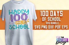 100 days of school SVG Design|Quotes SVG Design | School SVG Product Image 1