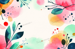 Abstract leaves and shapes background Product Image 1