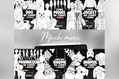 100 Procreate Fashion Model Stamp Brushes Product Image 10