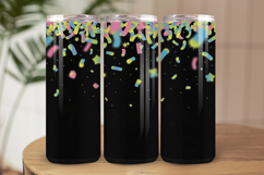Festive Happy New Year Tumbler Wrap 2026: 20oz Skinny Tumble Product Image 1