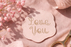 Heart Script - Handwritten Script Font With Heart Product Image 10
