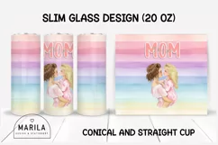 Mother's Day Skinny Tumbler sublimation designs #10 Product Image 1