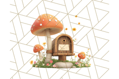 Whimsical Woodland Animal Village PNG Clipart Fantasy Forest Product Image 2