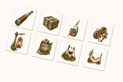 Castaway Survival Adventure Clipart Product Image 11