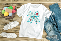 Nurse Heart Coquette Bow Clipart, nurse heart bow, coquette Product Image 9