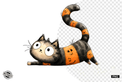 Halloween Black Cat Clipart Product Image 1