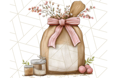 Cottagecore Kitchen Clipart, Vintage Country Floral Kitchen Product Image 2