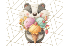 Tropical Fruit Party Animals PNG Clipart, Cute Summer Animal Product Image 2