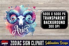 Zodiac Sign Clipart PNG| zodiac clipart #10 Product Image 1