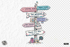 Summer Wedding Signspots Clipart Product Image 1