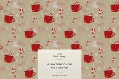 Christmas Patterns Santa Winter Print Digital Paper JPEG Product Image 10