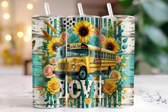 School Bus Tumbler Wrap | Sublimation | Tumblers Product Image 1