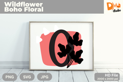 Wildflower Boho Floral Monogram Product Image 1
