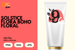 Solstice Flora Boho Floral Monogram Product Image 1