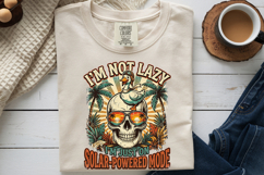 Skull and Duck Summer Png, Solar Powered Mode Sublimation Product Image 9