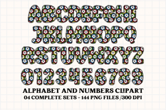 Barcelona Soccer Alphabet png clipart, soccer letters doodle Product Image 4