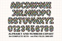 Barcelona Soccer Alphabet png clipart, soccer letters doodle Product Image 4