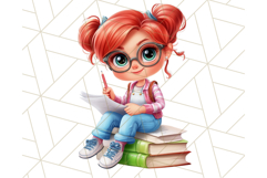 Teacher at Work Clipart, Teaching PNG, School Graphics Product Image 10