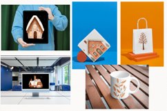 Cozy Christmas Watercolor 53 Cliparts Collection Product Image 10