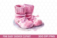 Pink Baby Shower Clipart Product Image 1