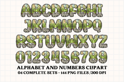 Alice in Wonderland Digital Papers, Alice doodle letters Product Image 5