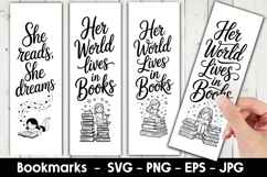World Books Bookmark Sublimation Product Image 1