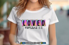 Loved romans 5:8 PNG Product Image 1