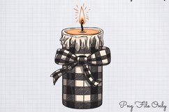 Black White Plaid Christmas PNG Product Image 1