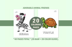 20 Cute Animal Coloring Book for Toddlers Product Image 10