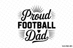 Proud Football Dad Svg | Game Day Svg | Sport Svg Product Image 1