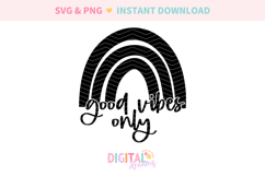 Good Vibes Only SVG PNG Product Image 2